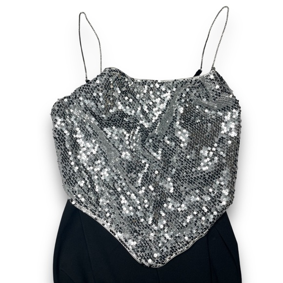 Shein SXY Black and Silver Sequence Dress Size 2XL NWT - Picture 3 of 3